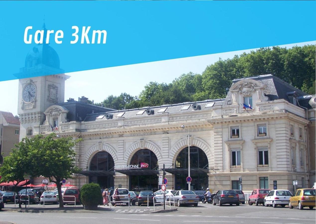巴约讷Le Balcon De L'Adour, Parking, Vue公寓 外观 照片